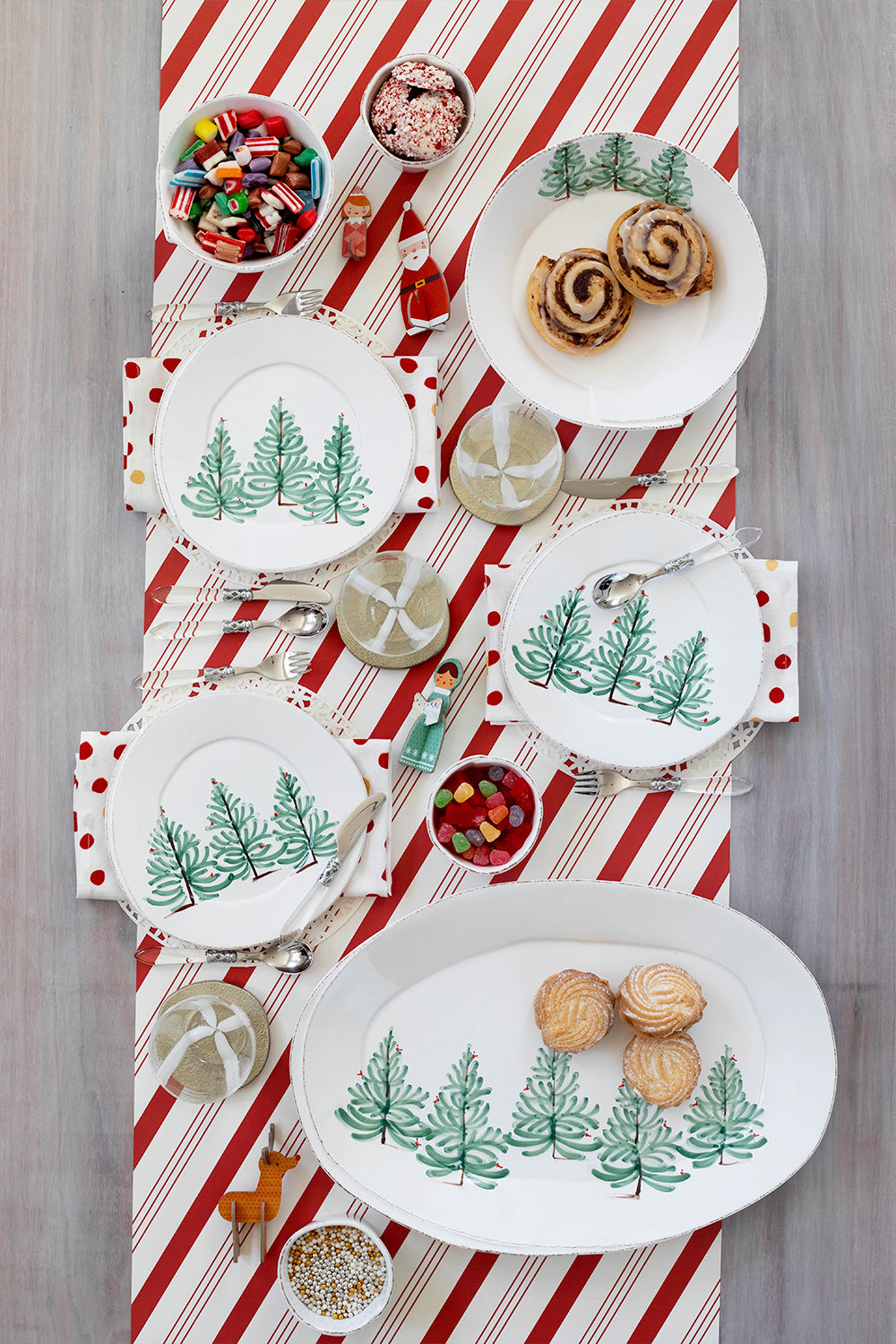Vietri Lastra Holiday Dinnerware Collection in White Vietri Lastra Holiday Dinnerware Collection in White