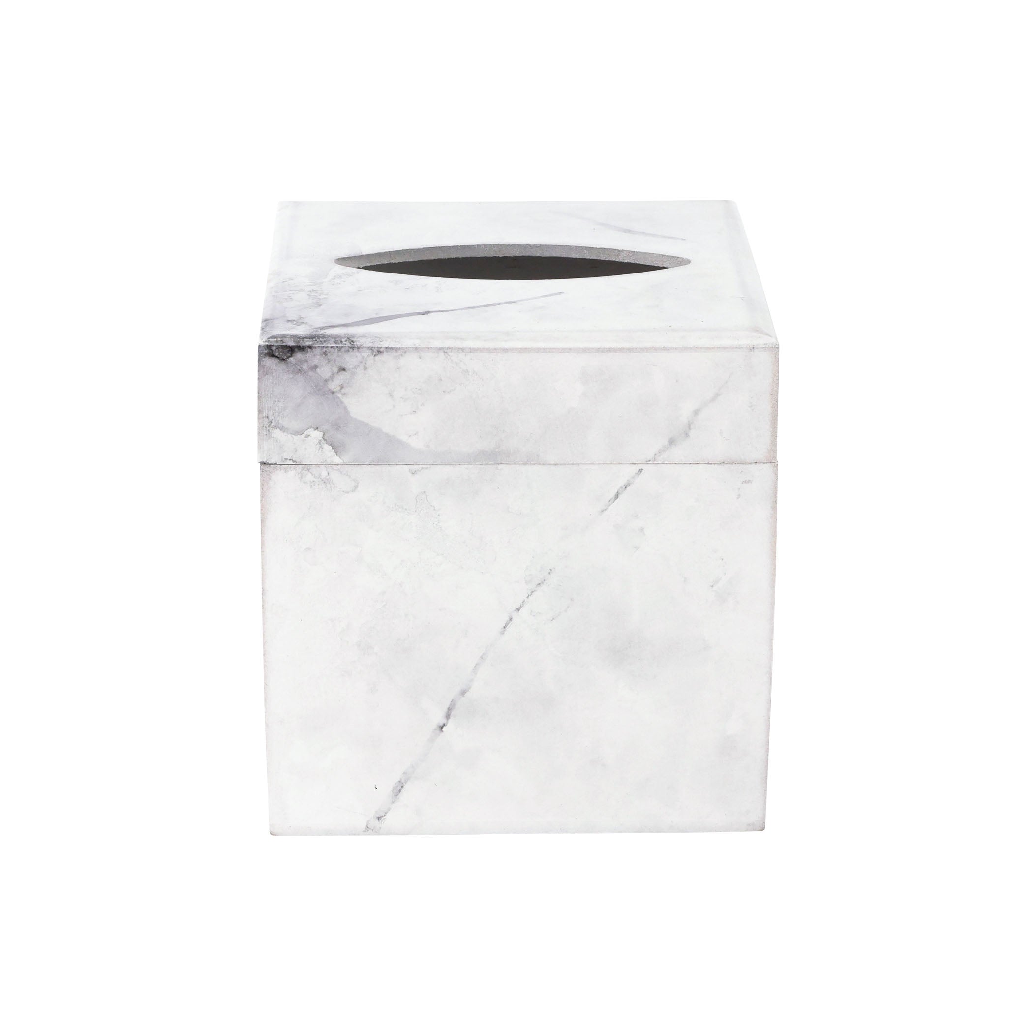 Florentine Wooden Accessories Marble Tissue Box | VIETRI