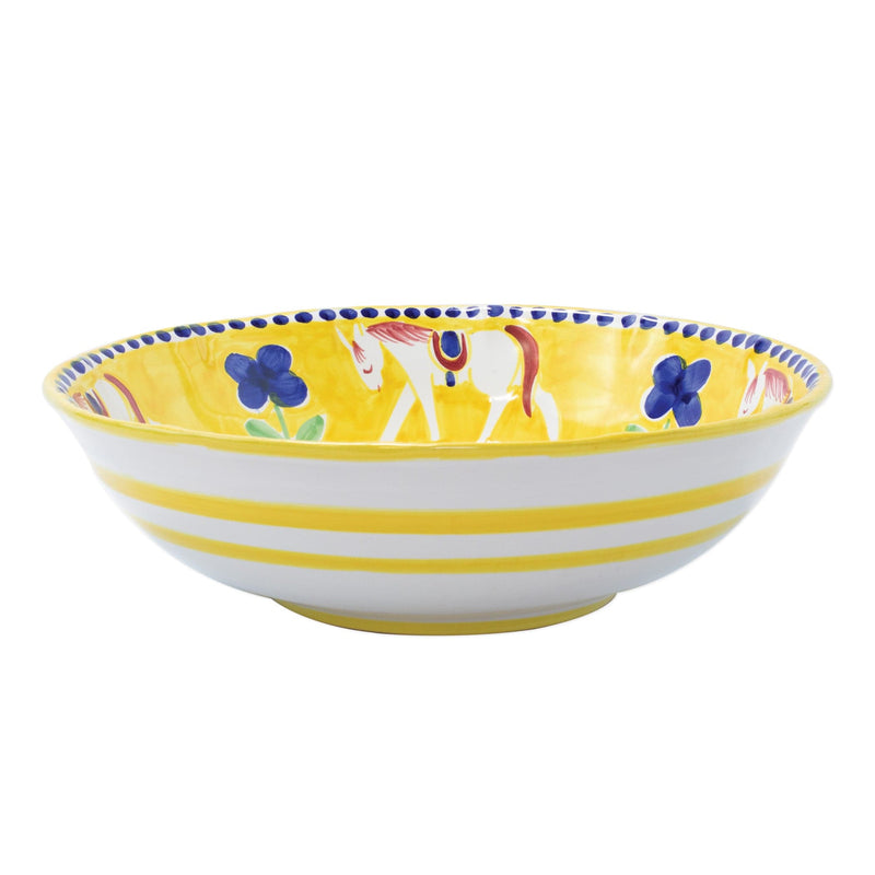 Campagna Cavallo Large Serving Bowl by VIETRI