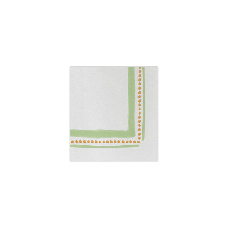 Papersoft Napkins Campagna Green Cocktail Napkins (Pack of 20)