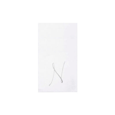 Papersoft Napkins Monogram Guest Towels - N (Pack of 20)