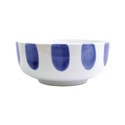 Santorini Dot Large Footed Serving Bowl by VIETRI