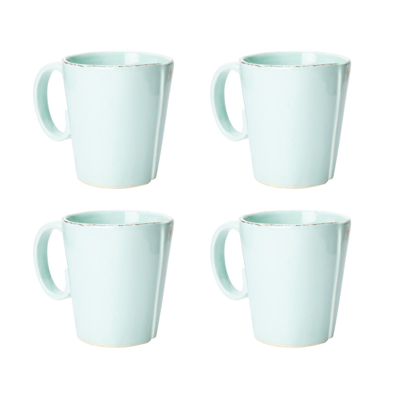 Lastra Aqua Mugs - Set of 4