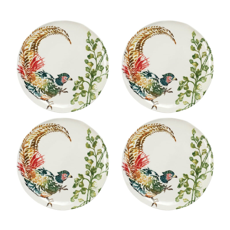 Fauna Pheasants Salad Plates - Set of 4