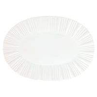 Bari White Oval Platter Bari White Oval Platter
