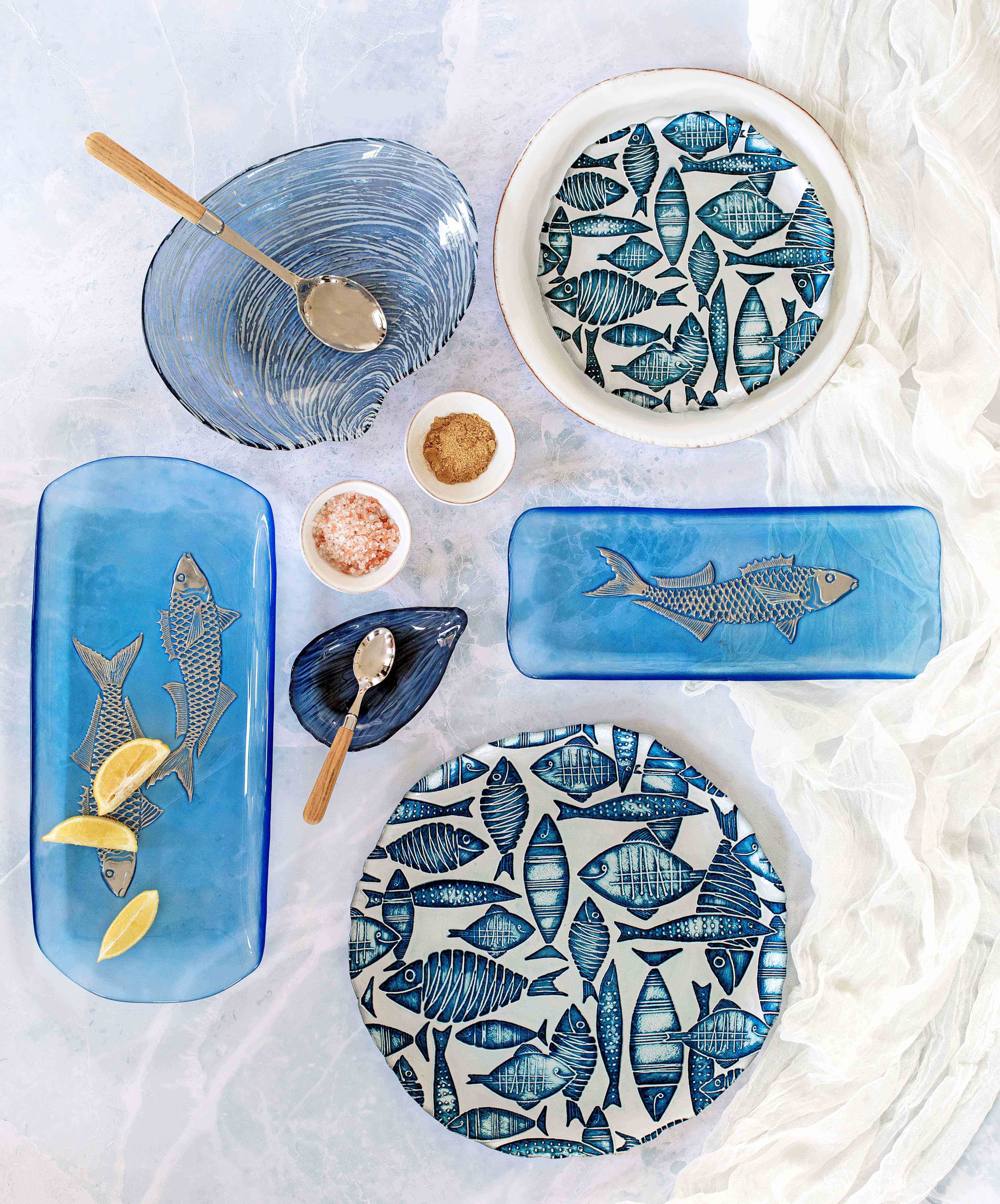 Isola Glass Small Fish Rectangular Tray – VIETRI