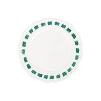 Lisbon Green Stitch Salad Plate
