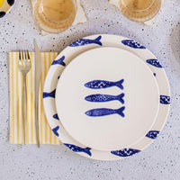 Santorini Minnows Salad Plate Alternate View 1