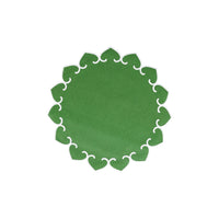 Tessuti Round Placemats with White Stitching - Set of 4 Alternate View 2