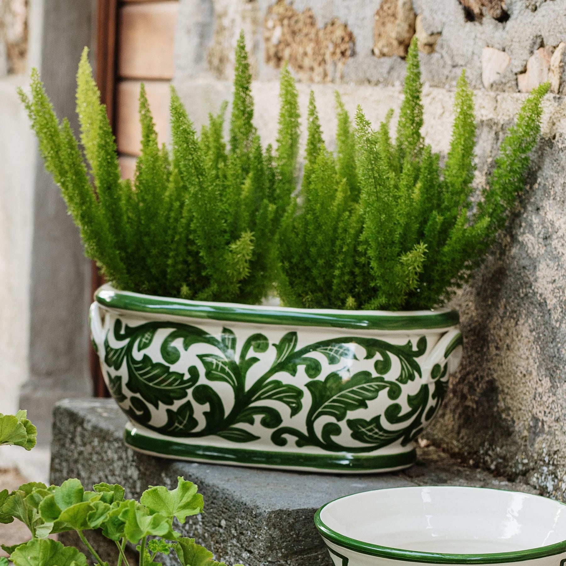 oval plant pot Verde Garden Oval Planter