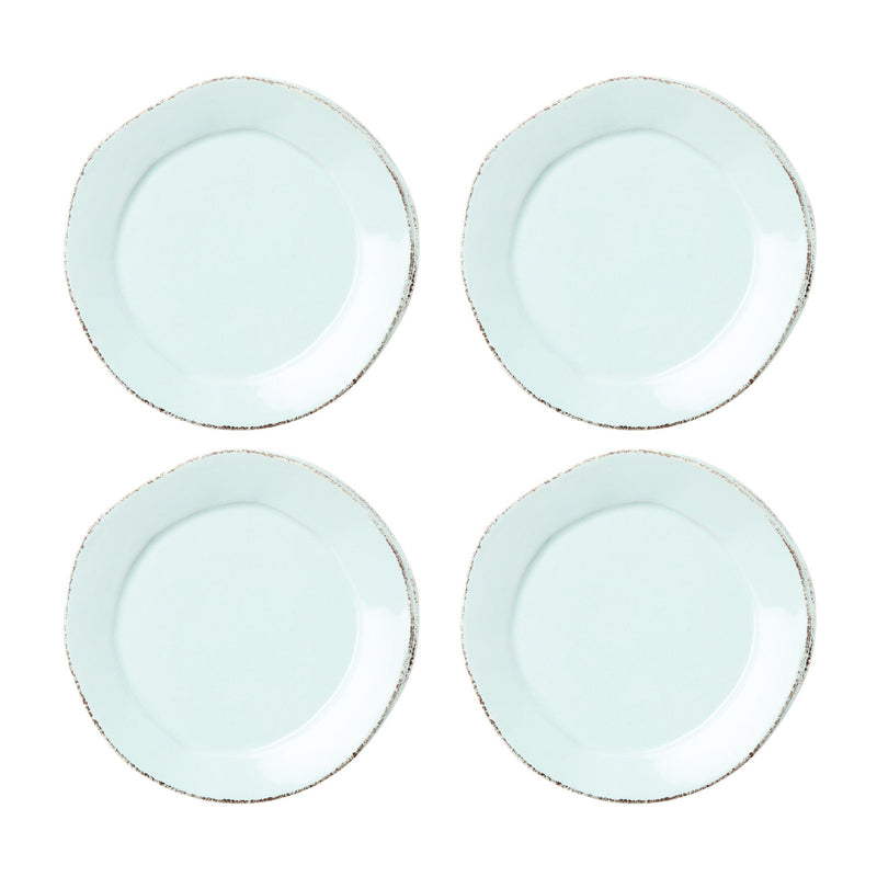 Lastra Aqua Salad Plates - Set of 4