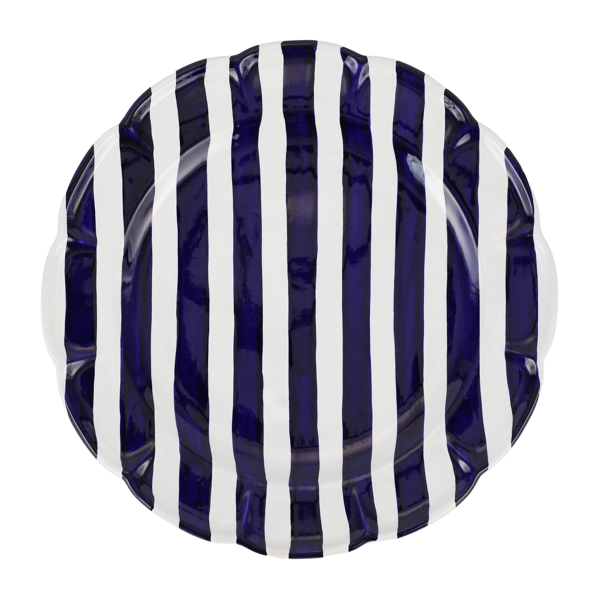 Amalfitana Stripe Salad Plate – VIETRI
