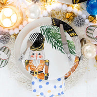 Nutcrackers Gold Salad Plate