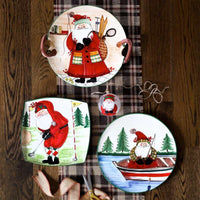 Old St. Nick Golfing Ornament