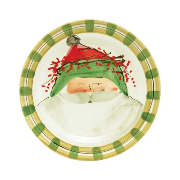 Old St. Nick Green Hat Four-Piece Place Setting