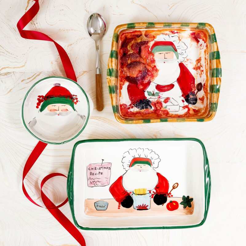Old St. Nick Rectangular Baker with Chef – VIETRI