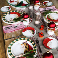 Old St. Nick Assorted Canape Plates - Set of 4