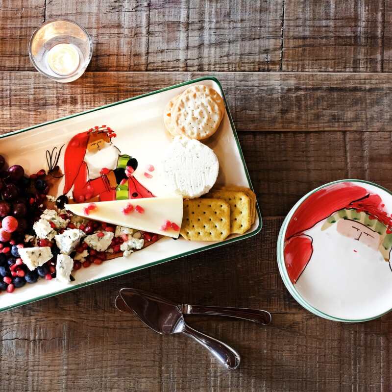 Old St. Nick Assorted Canape Plates - Set of 4