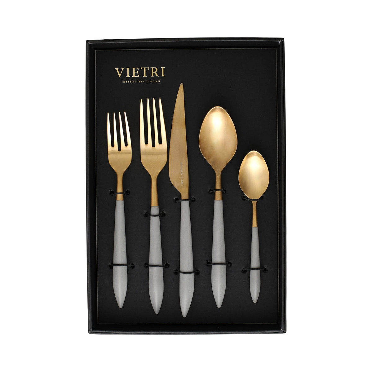 Ares Oro Five-Piece Place Setting - Set of 4