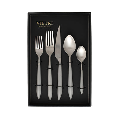 Ares Argento Five-Piece Place Setting – Set of 4