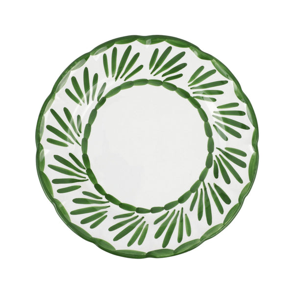 Arezzo Green Dinner Plate