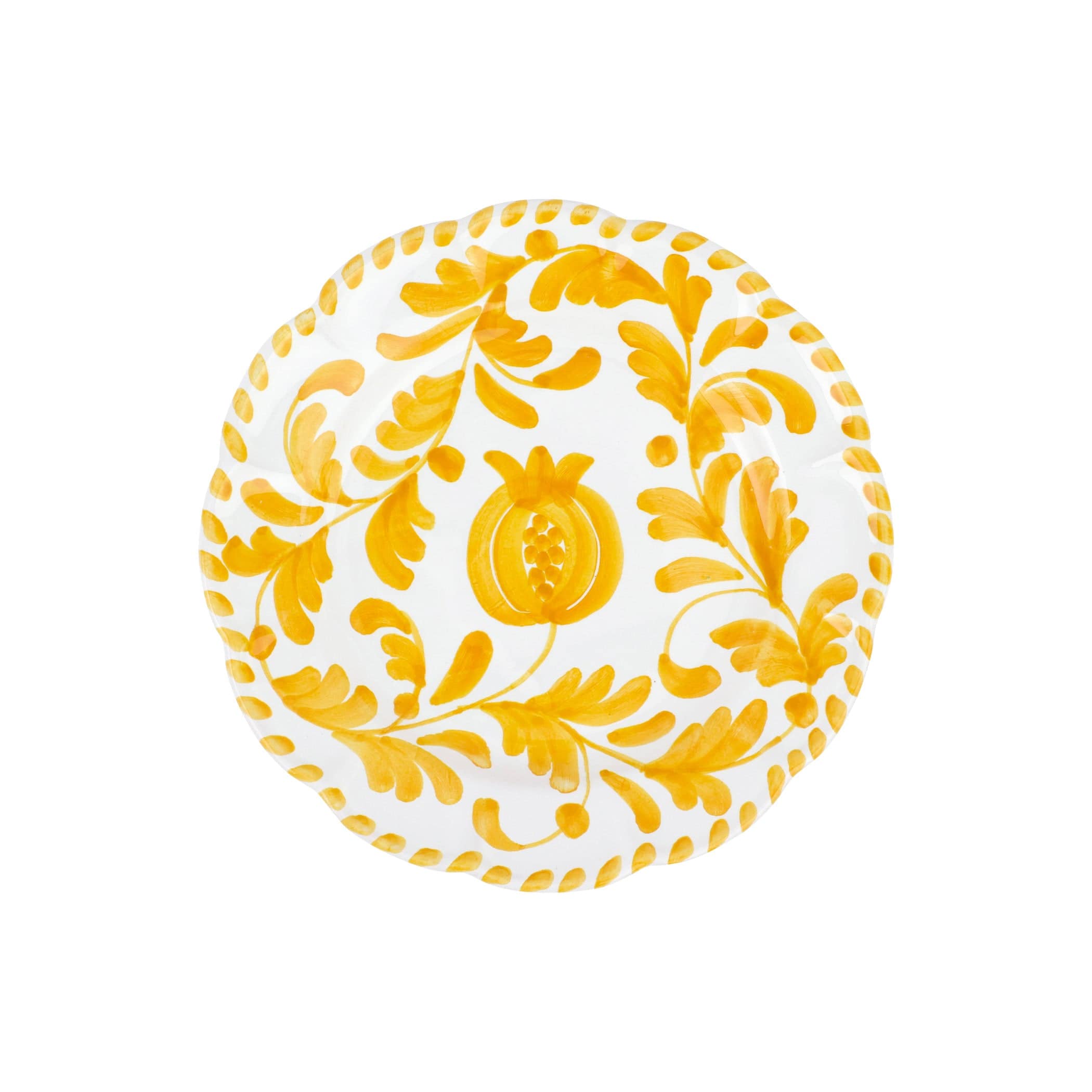 Arezzo Yellow Salad Plate – VIETRI