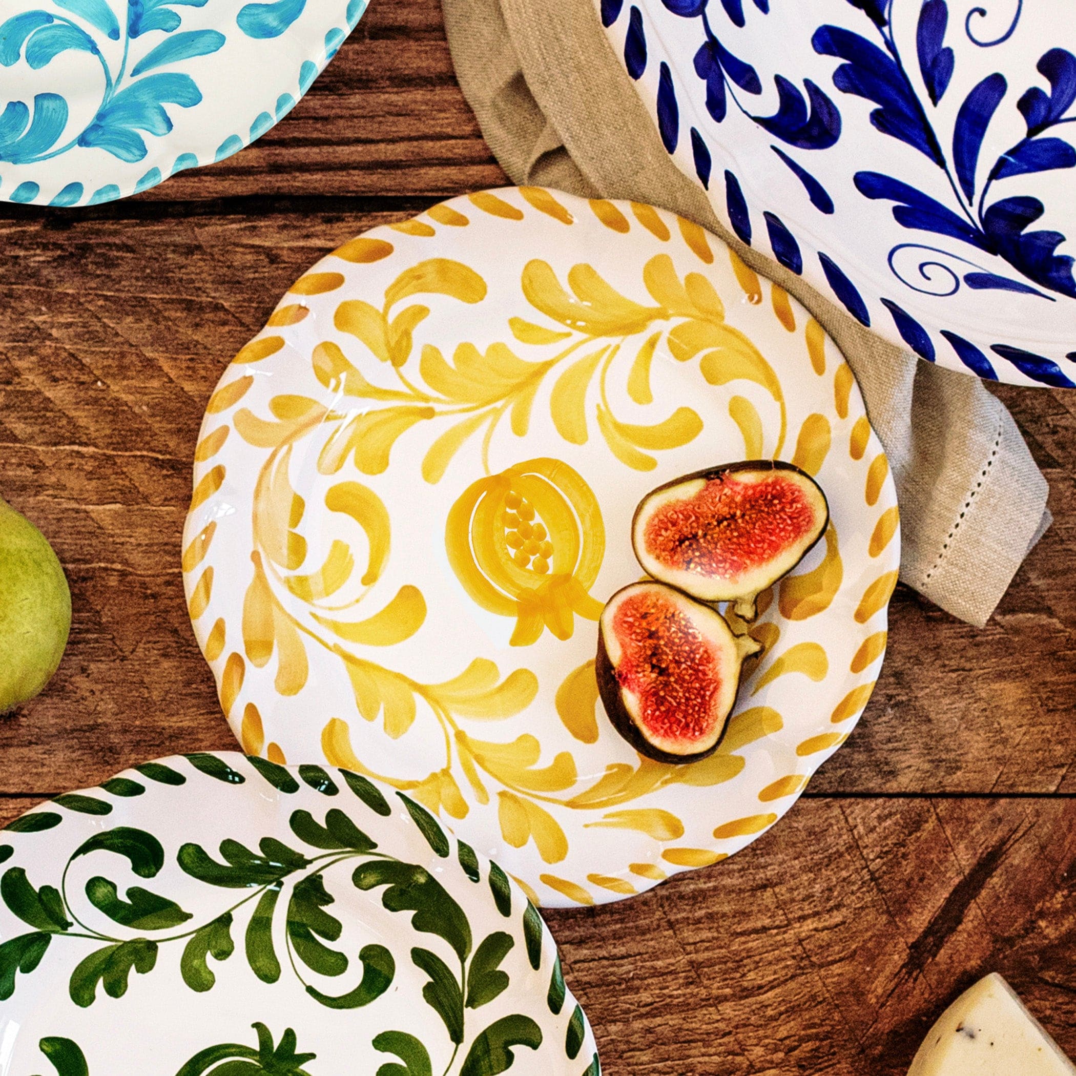 Arezzo Yellow Salad Plate – VIETRI