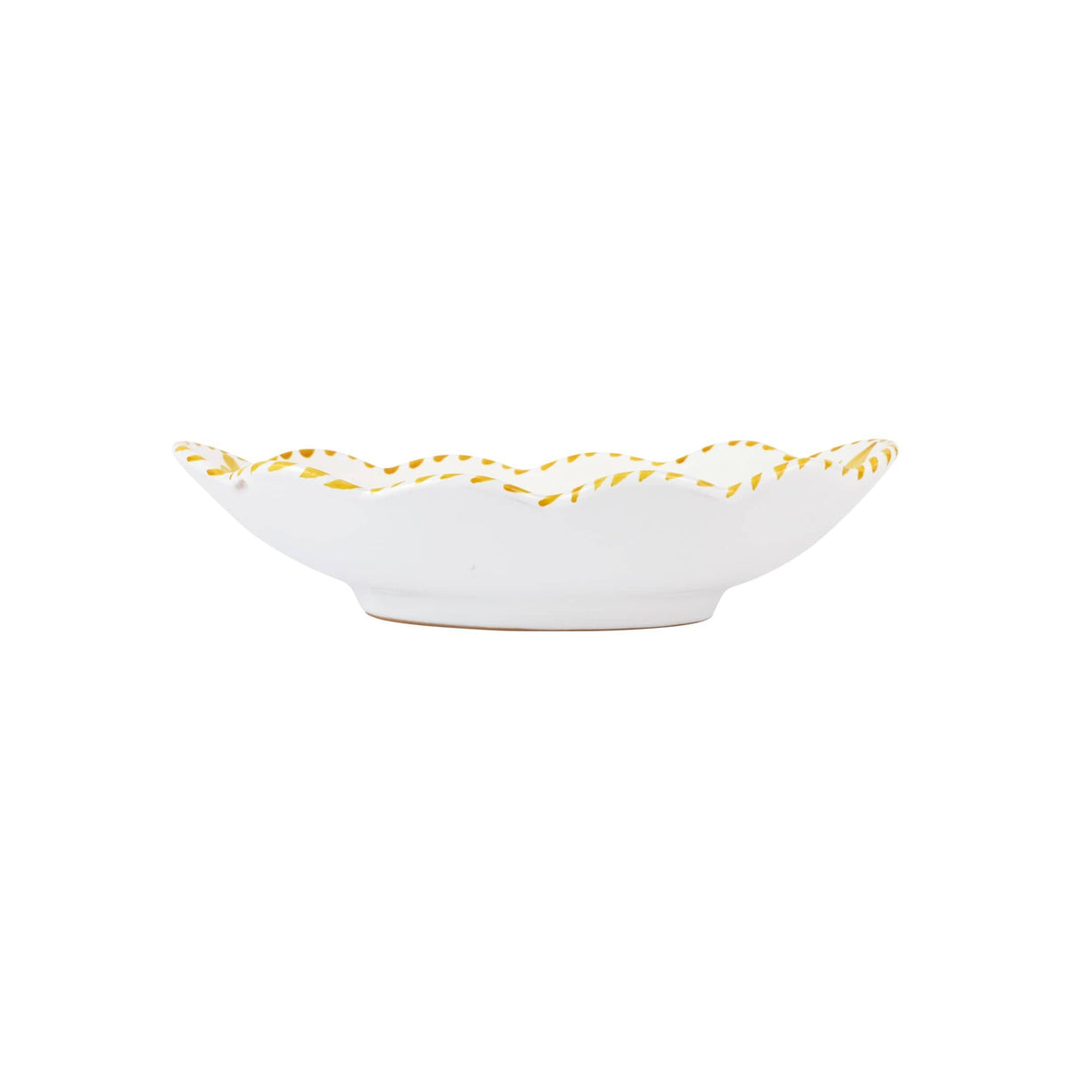 Arezzo Yellow Oval Bowl