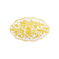 Arezzo Yellow Oval Bowl