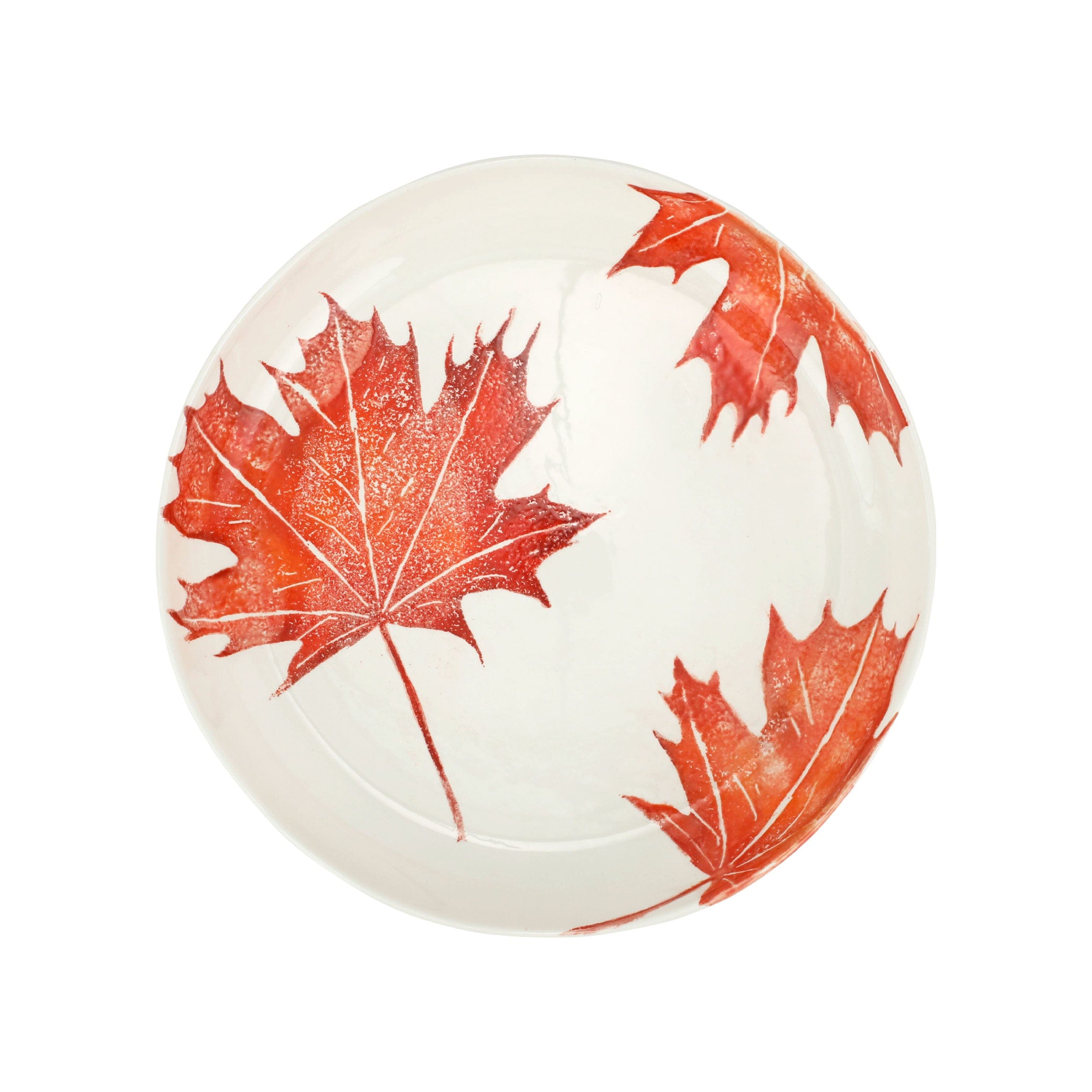 Autunno Maple Leaves Round Shallow Bowl – VIETRI