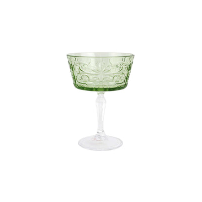 Barocco Mint Green Coupe Champagne Glass
