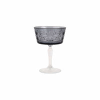 Barocco Coupe Champagne Glass Smoke