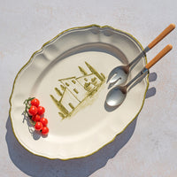 Borgo Verde Oval Platter