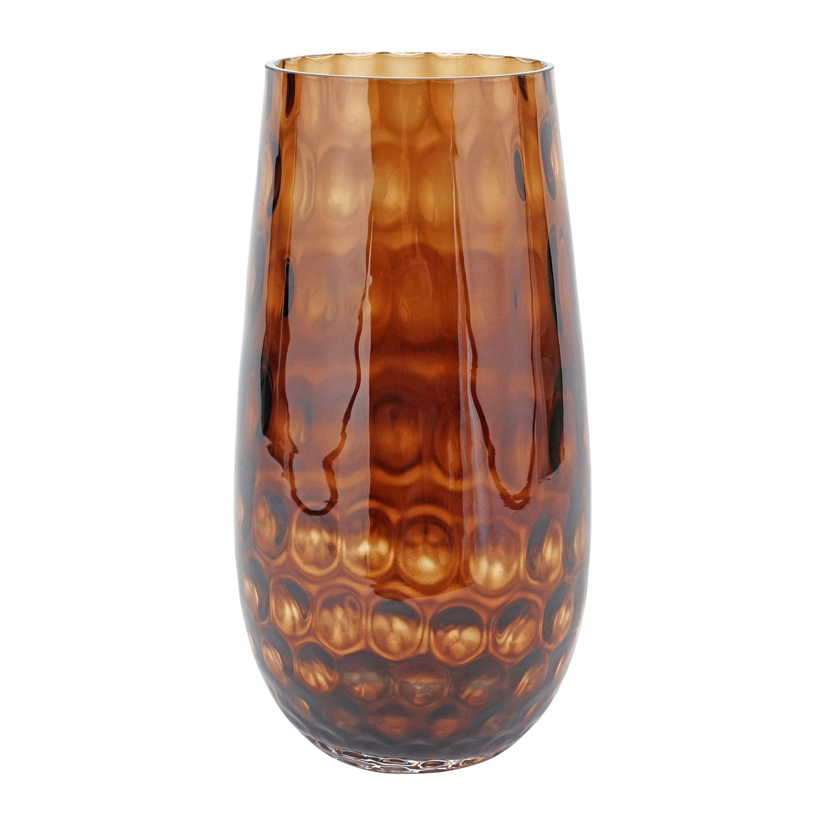 Bolla Glass Tortoise Medium Pebbled Vase