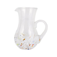 Chiara White Pitcher and Stirrer Set