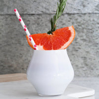 Contessa White Stemless Wine Glass