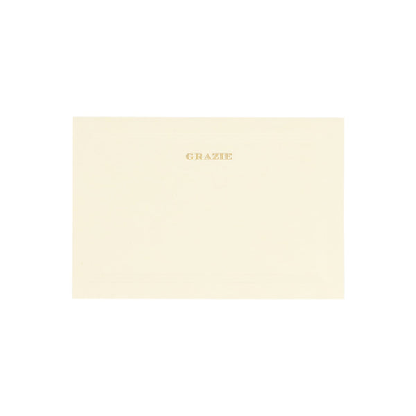 Carta Italiana Grazie Notecard Set (Pack of 10)