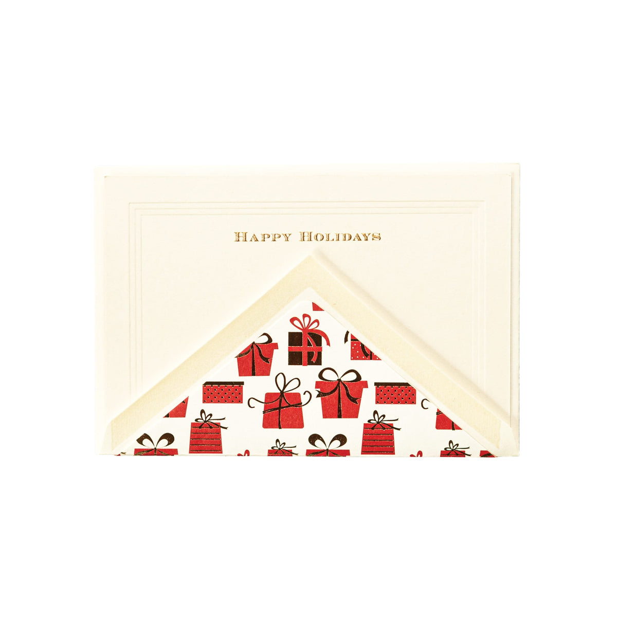 Carta Italiana Happy Holidays Notecard Set (Pack of 10)