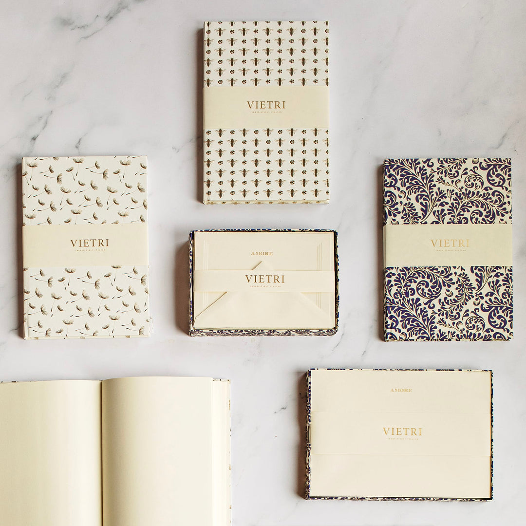 Carta Italiana Blue Leaf Notebook