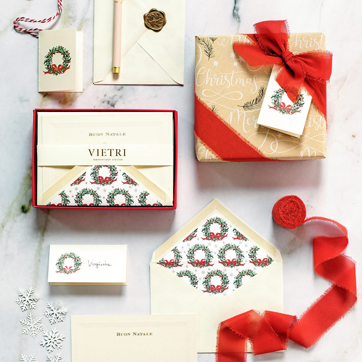 Carta Italiana Buon Natale Place Cards (Pack of 12)
