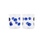 Drop Blue Double Old Fashioned - Set of 2