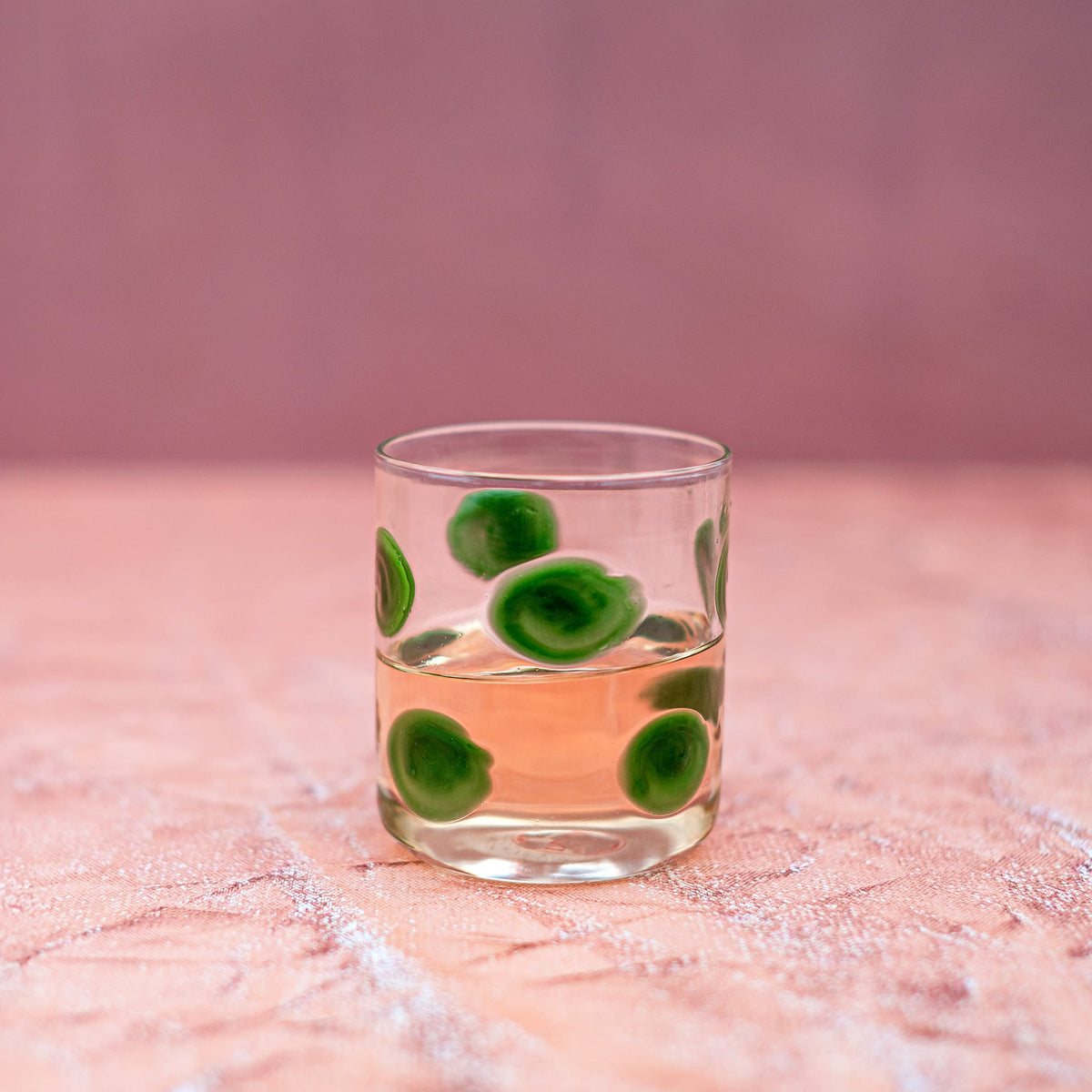 Drop Green Double Old Fashioned - Set of 2