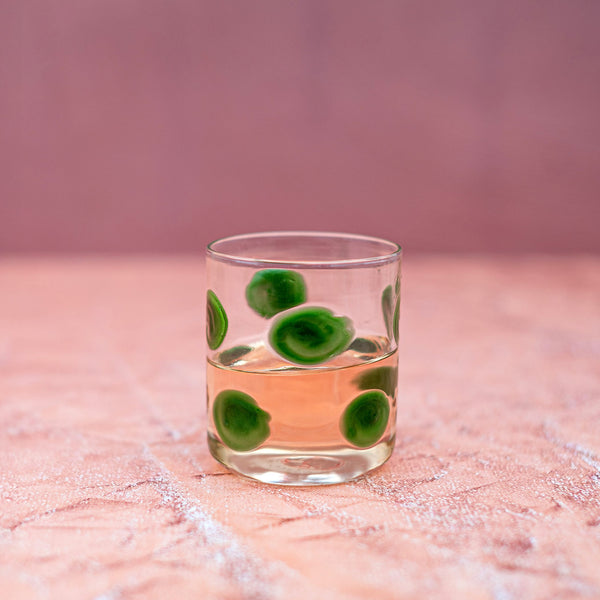 Drop Green Double Old Fashioned - Set of 2