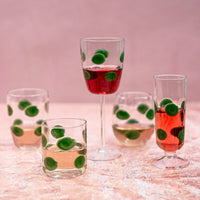 Drop Green Double Old Fashioned - Set of 2