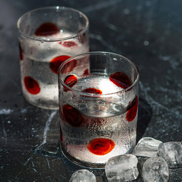 Drop Red Double Old Fashioned - Set of 2