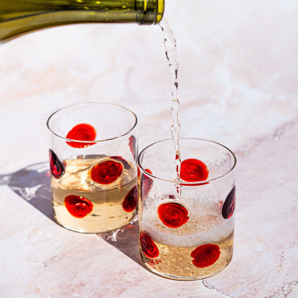 Drop Red Double Old Fashioned - Set of 2