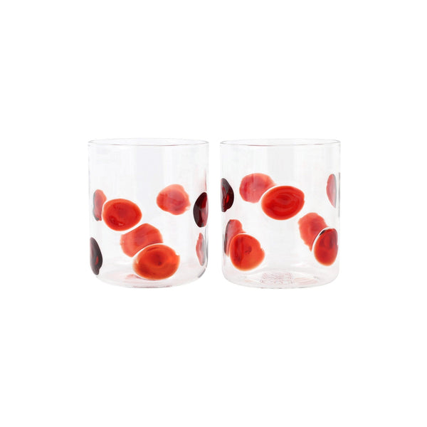 Drop Red Double Old Fashioned - Set of 2
