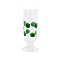 Drop Green Champagne Glass