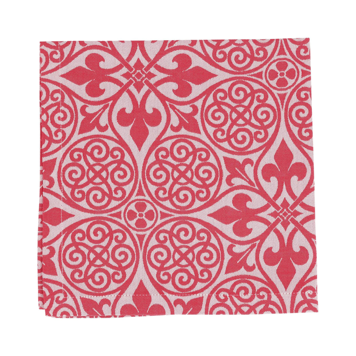 Damask Red Napkins - Set of 4