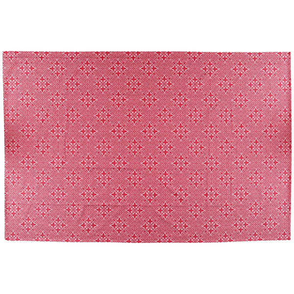 Damask Red Tablecloth